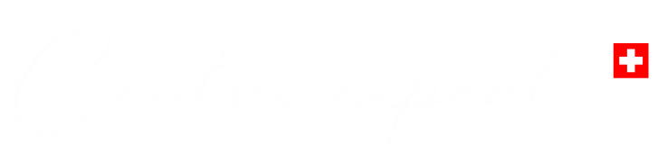 Logo Centre Expert écrit en blanc